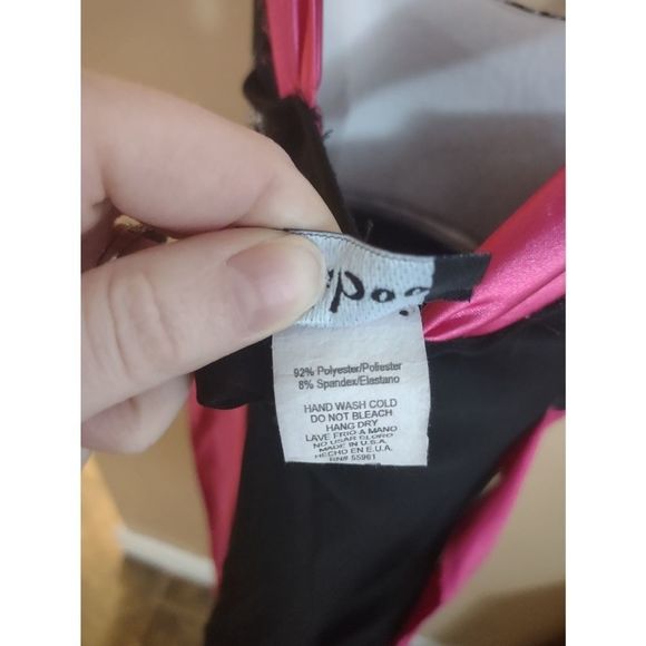 Taboo Women's Hot Pink and Black Dress Size M - Picture 6 of 6